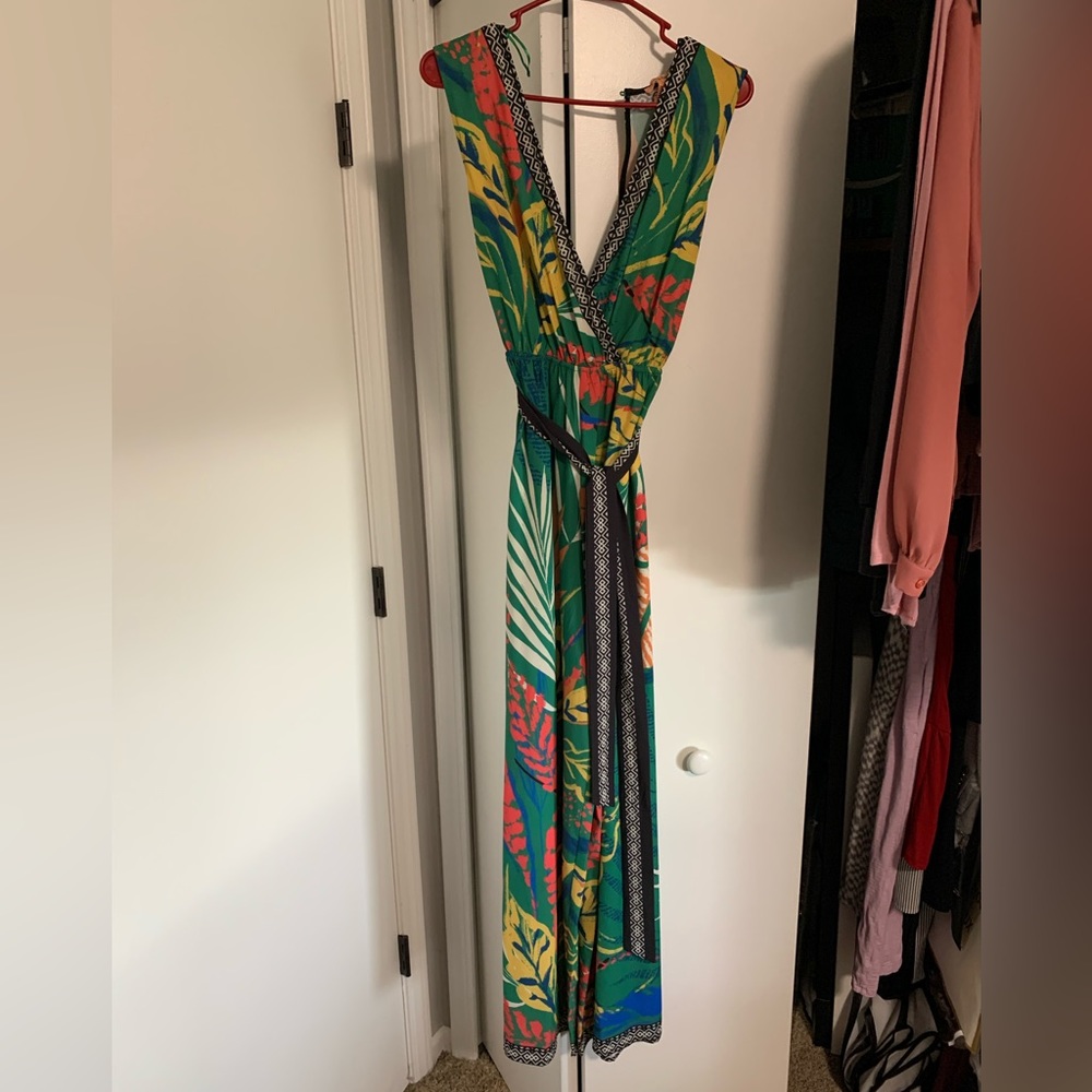 Printed jumpsuit. NWT small.